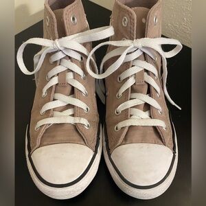 Converse Kids High-Top Sneakers - Mauve with accents